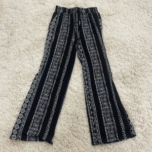 Pattern flare pants from Kohls size medium